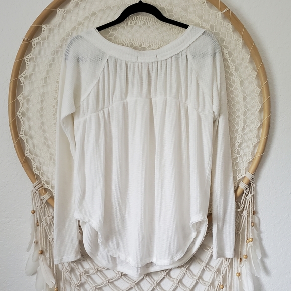 FREE PEOPLE | Must Have Henley Top EUC size sm - Picture 3 of 10